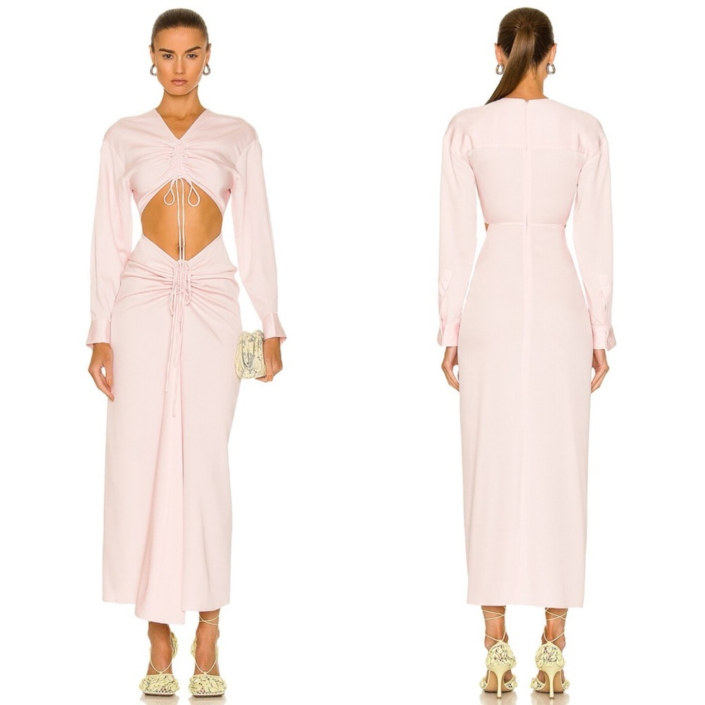CHRISTOPHER ESBER Ruched Disconnect Shirt maxi Dress Size AUS8 (US 4) NEW! NWT!